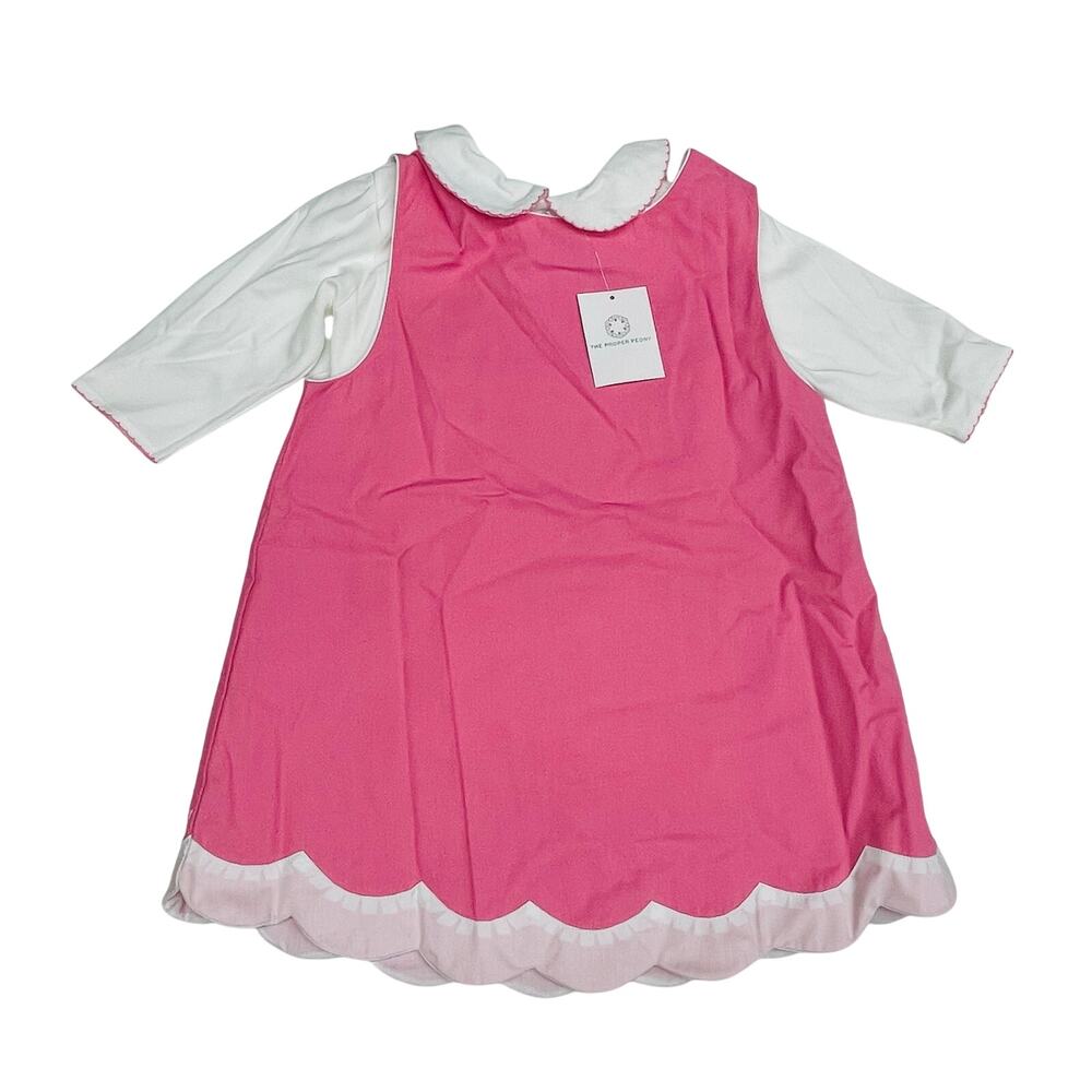 NWT TPP Size 18M Hazel Scallop Jumper in Pink